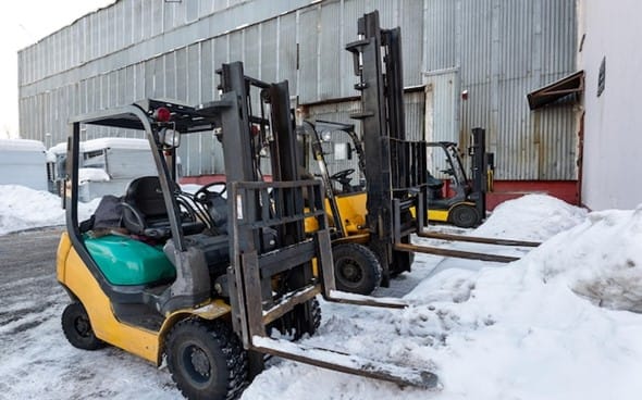 Cold Weather on Forklift Batteries