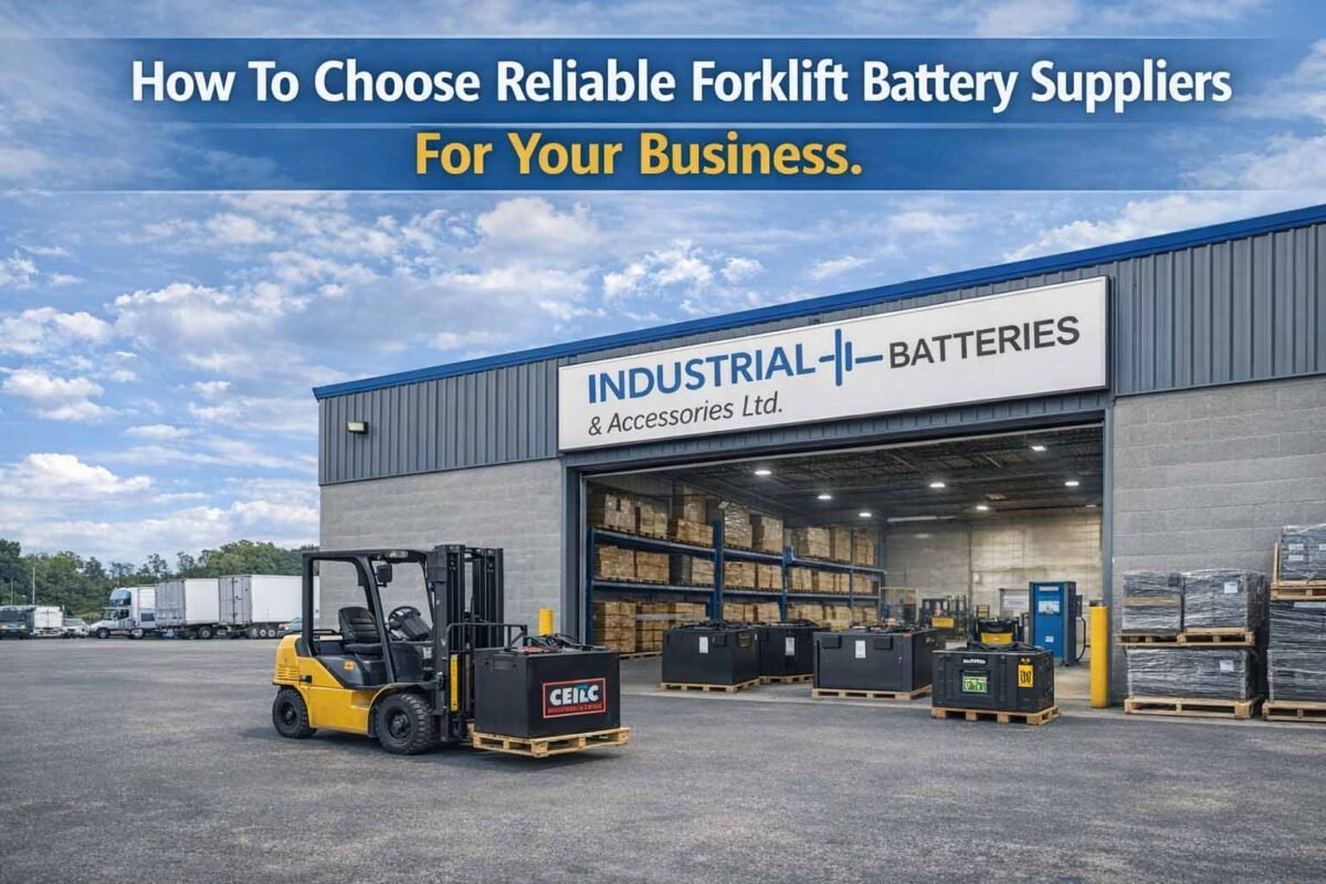 How To Choose Reliable Forklift Battery Suppliers For Your Business