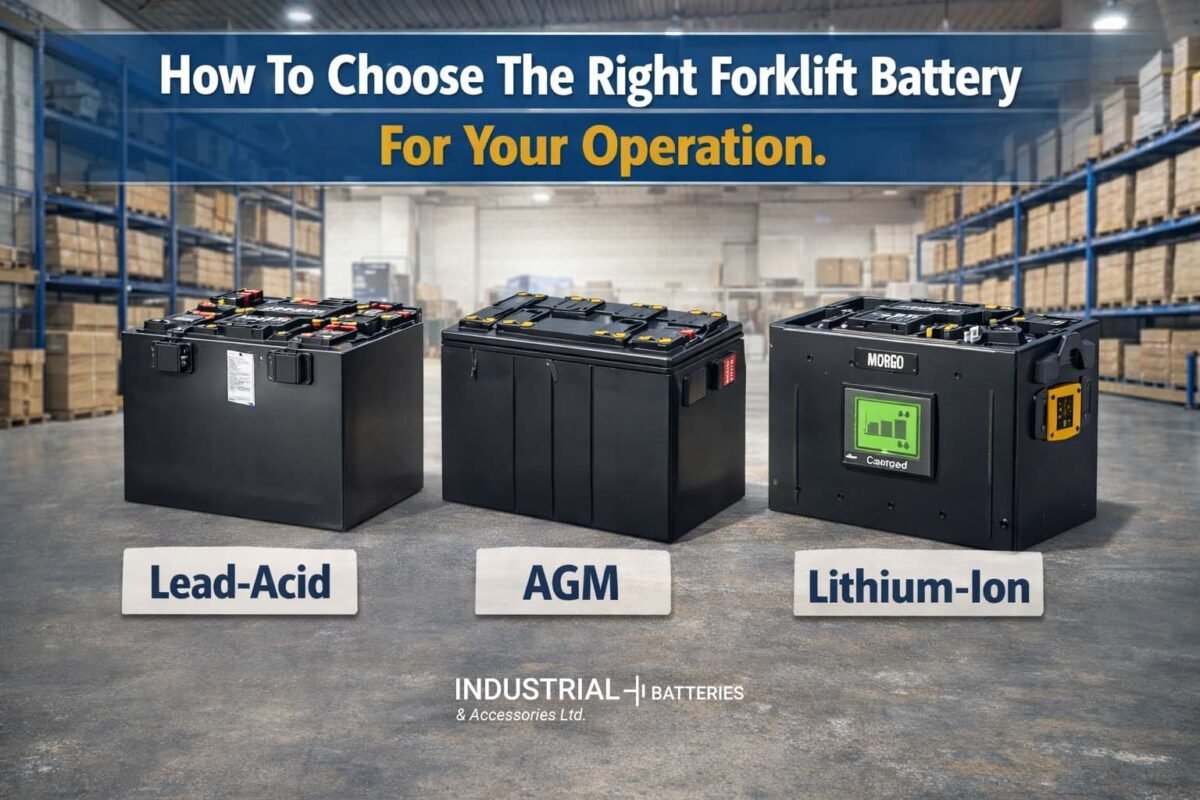 How To Choose The Right Forklift Battery For Your Operation