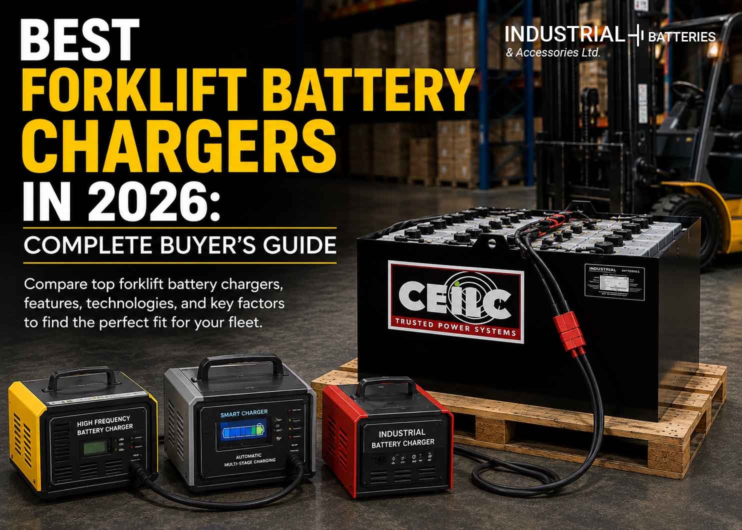 Best Forklift Battery Chargers in 2026 Complete Buyer’s Guide