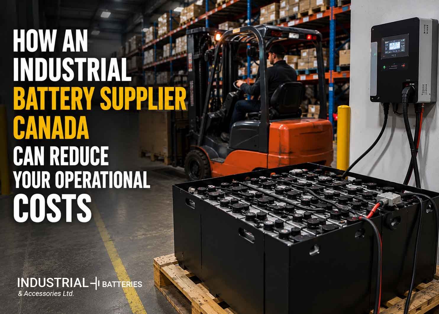 How an Industrial Battery Supplier Canada Can Reduce Your Operational Costs