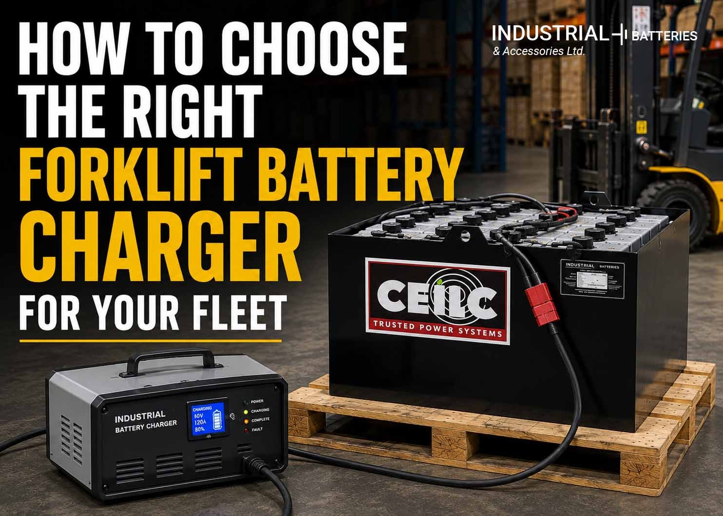 How to Choose the Right Forklift Battery Charger for Your Fleet