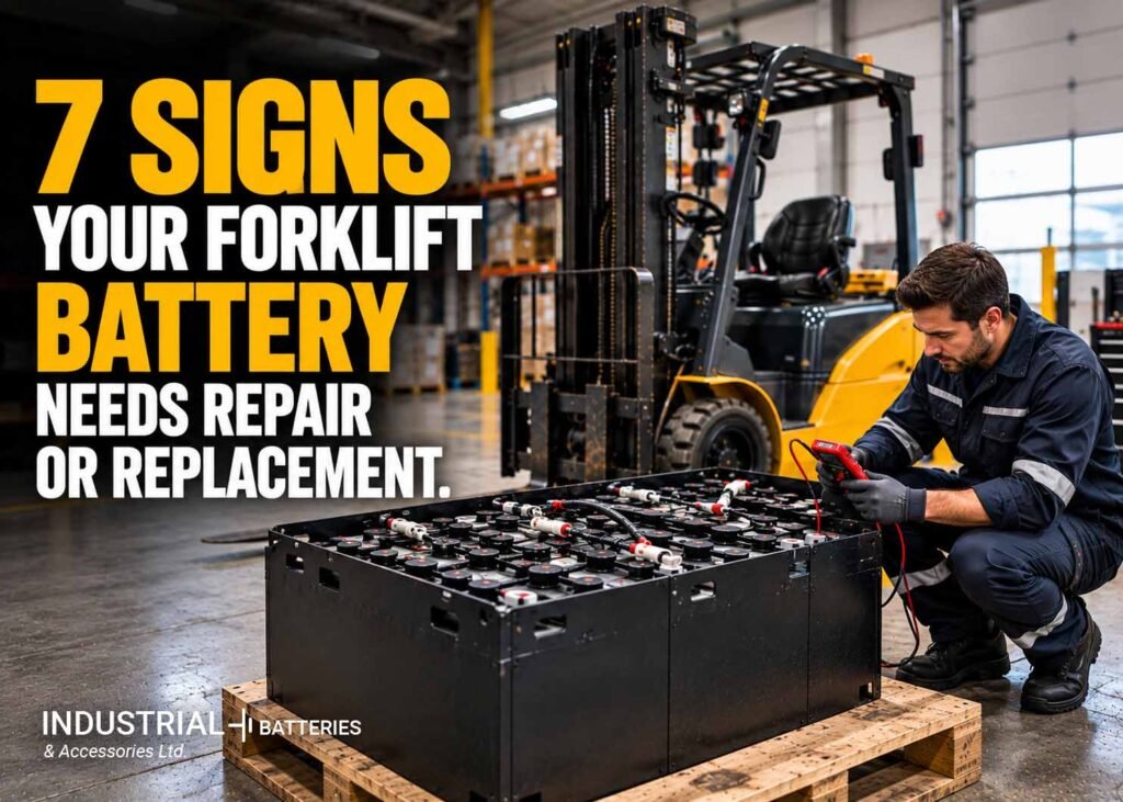 7 Signs Your Forklift Battery Needs Repair or Replacement