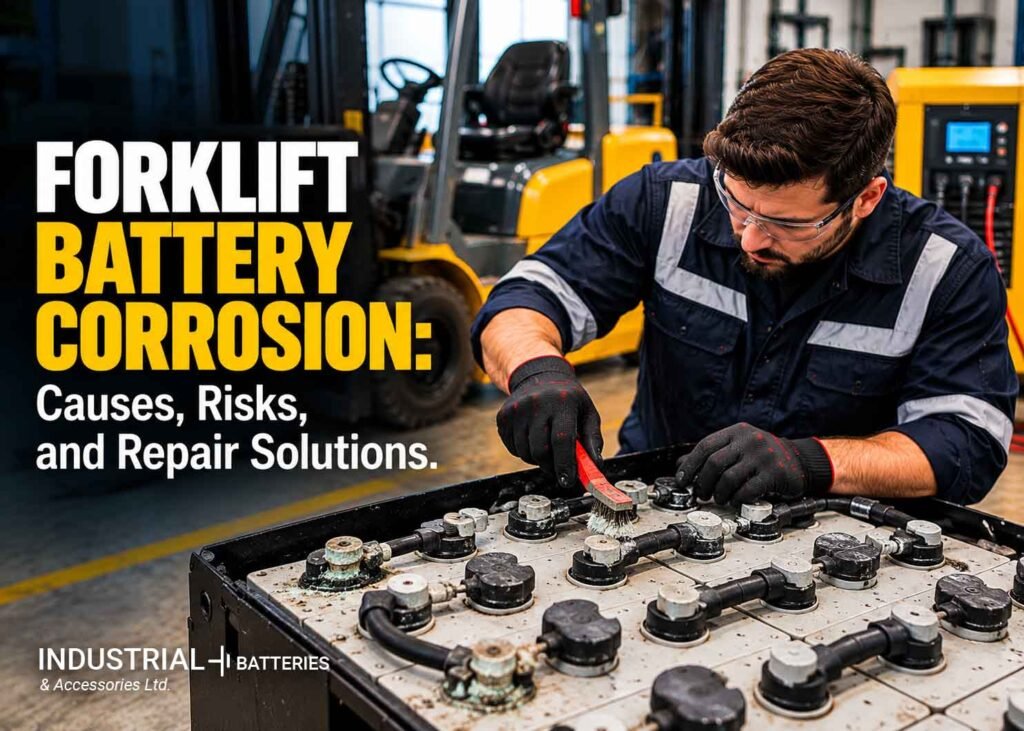 Forklift Battery Corrosion Causes, Risks, and Repair Solutions
