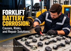 Forklift Battery Corrosion Causes, Risks, and Repair Solutions