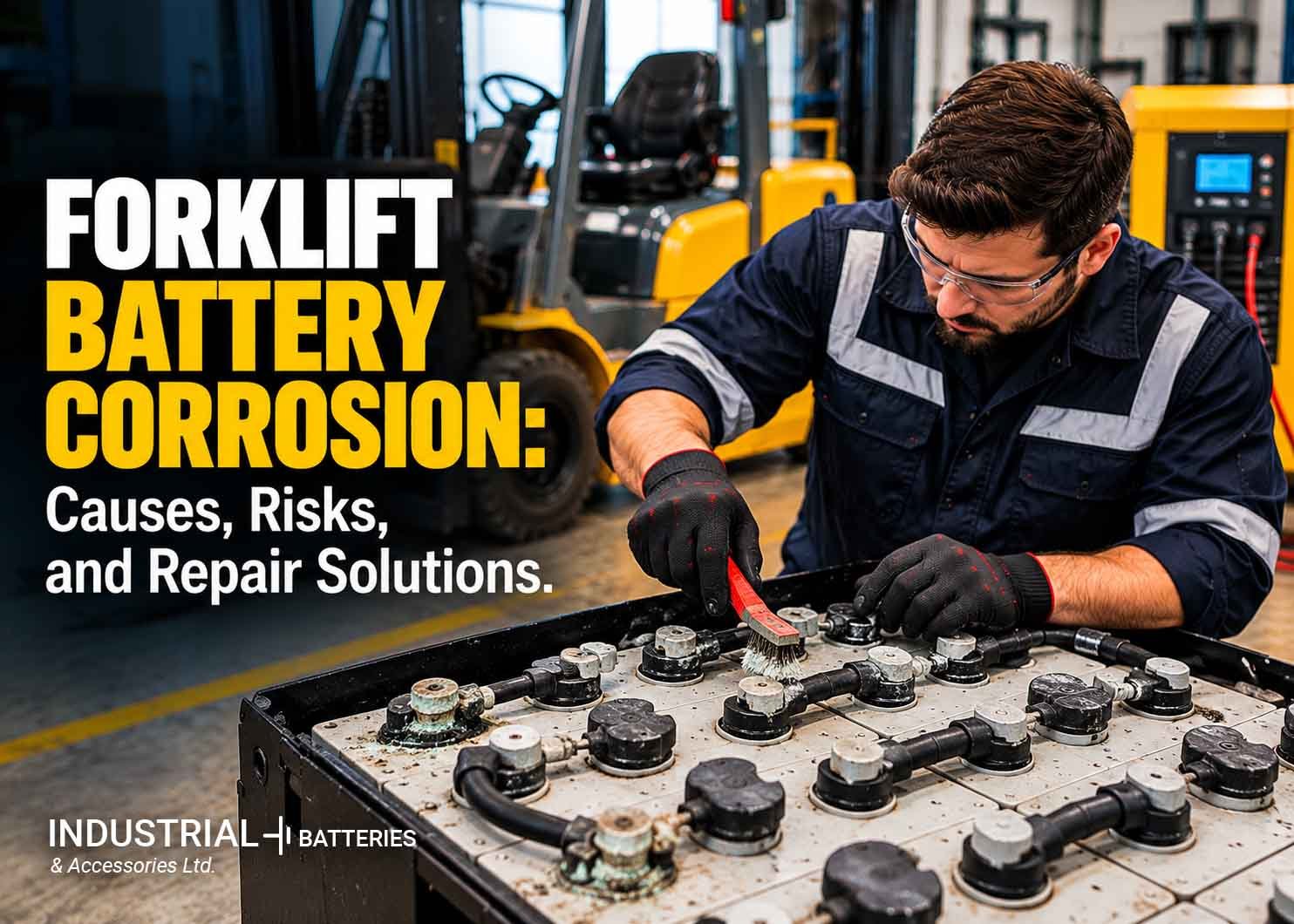 Forklift Battery Corrosion Causes, Risks, and Repair Solutions