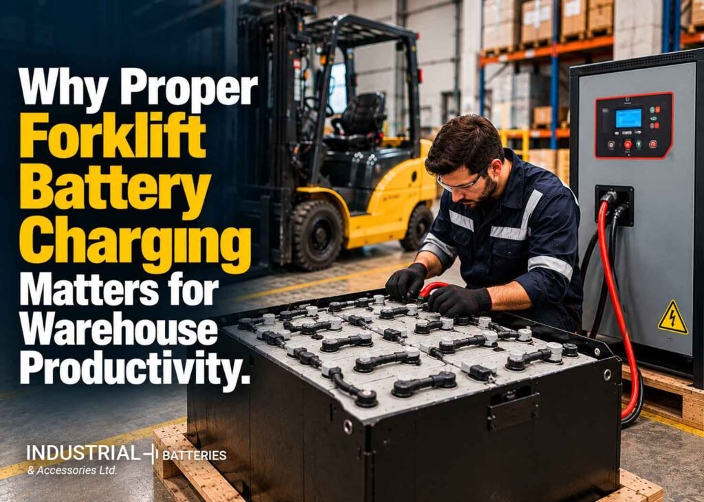 Why Proper Forklift Battery Charging Matters for Warehouse Productivity